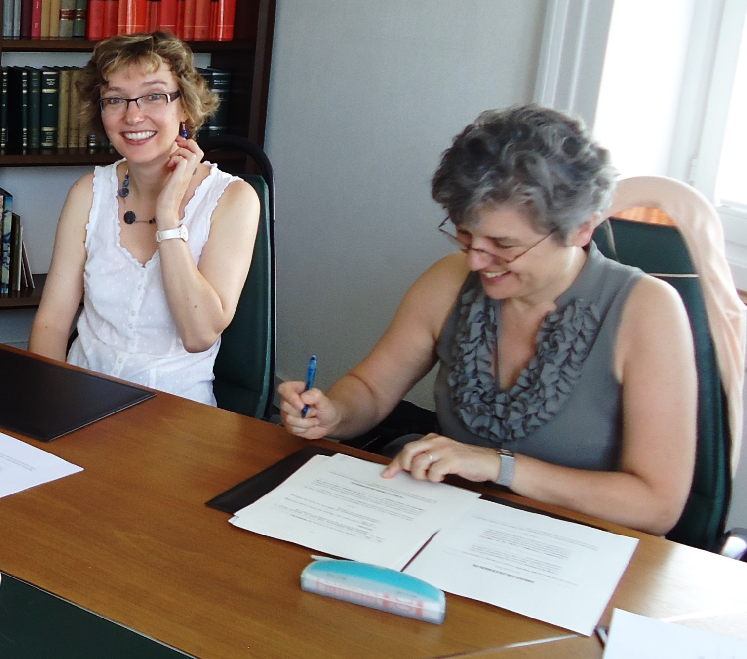 Corinne Hager Jörin et Pascale Voirin, comité Pérollino